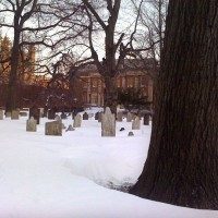 Flatbush Reformed Church Cemetery - New York Blizzard 2010