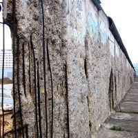 Fragment of Berlin Wall in Berlin Germany