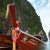Longtail boat at Maya Bay in Phi Phi, Thailand
