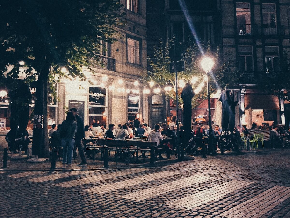 Brussels at Night, Belgium