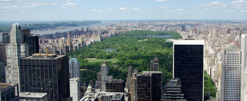 Central Park Central Park view from Rockefeller Center