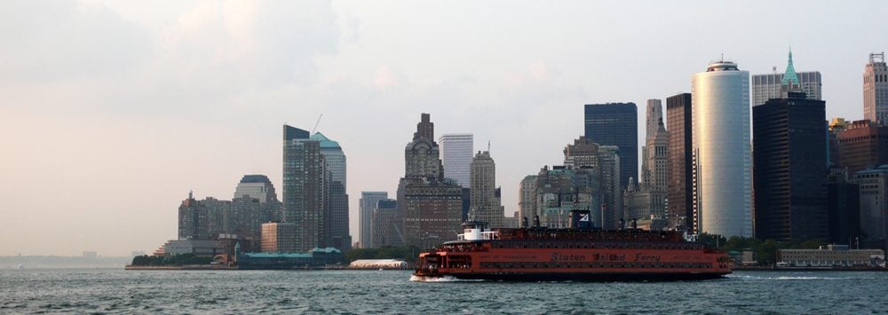 Free Things to Do in New York City 1 Staten Island Ferry on the New York Bay