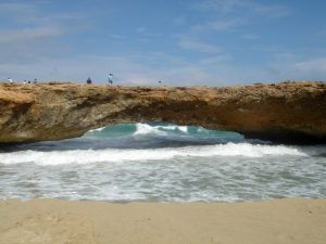 Aruba's Natural Bridge before collapse