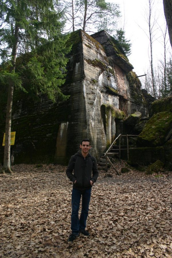 In front of Hitler's Bunker In front of Hitler's Bunker