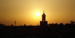 Marrakech, Morocco sunset