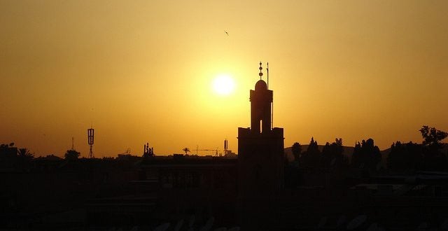 Marrakech, Morocco sunset