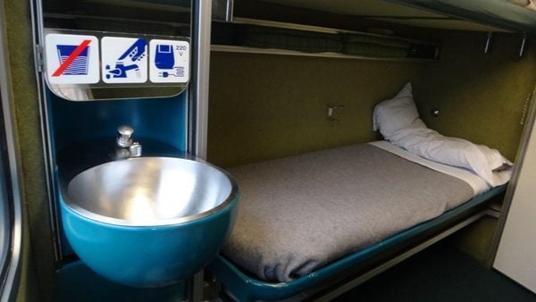TrenHotel second class cabin