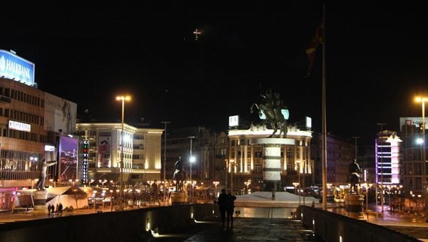 Skopje at Night