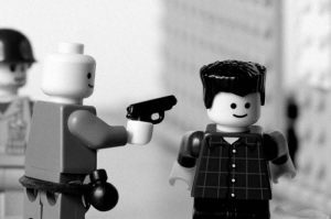 Lego with gun