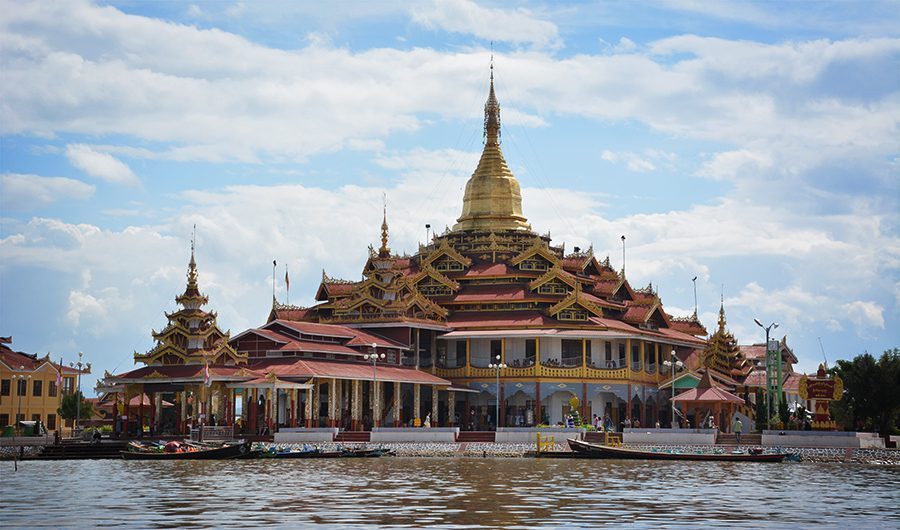 Temple in Inle Lake in Myanmar