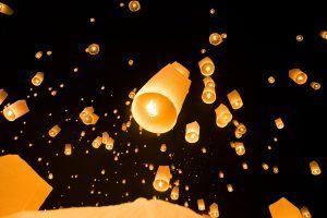 Yi Peng Lantern Festival in Chiang Mai, Thailand