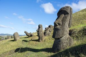 Moai statues at Rano Raraku, Easter Island