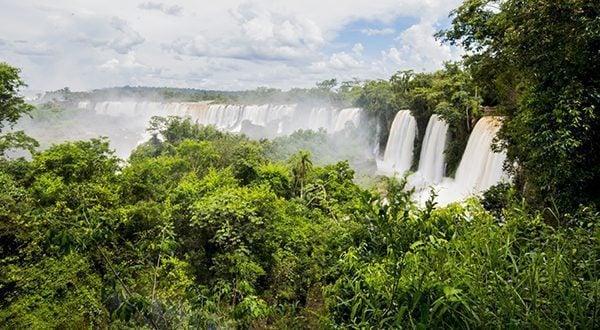Iguazu Falls in Brazil and Argentina