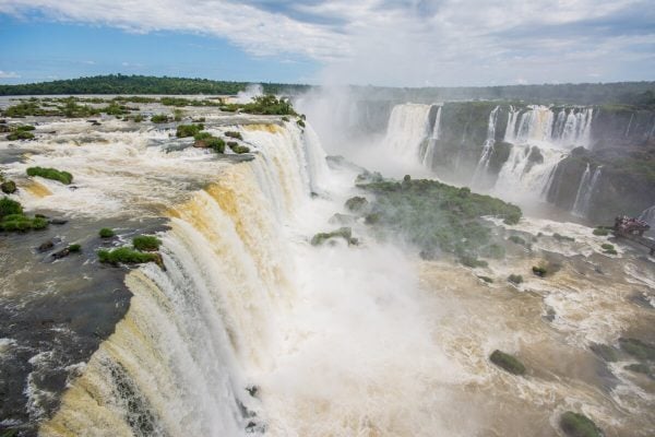 View of Iguazu Falls from Brazil