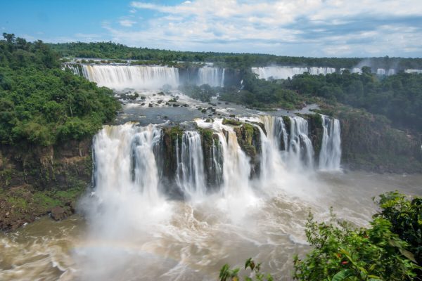 Iguazu Falls view from Brazil