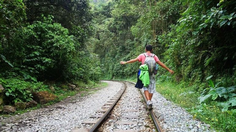 Walking to Machu Picchu, Peru