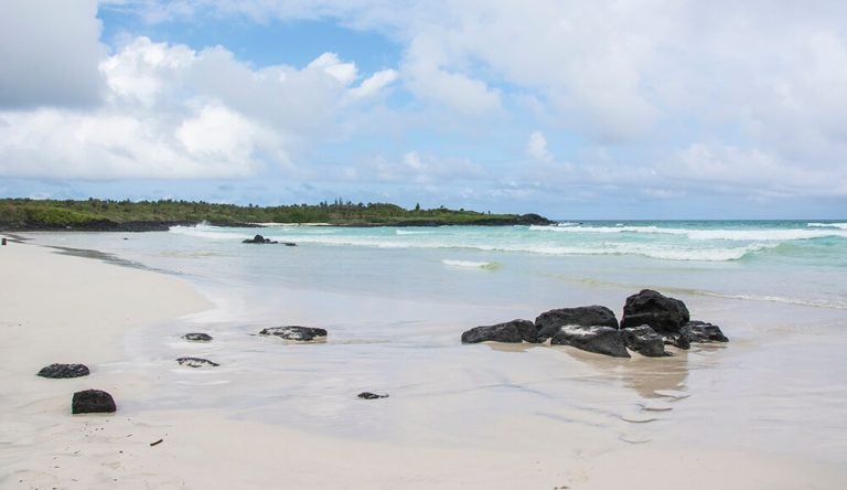 The beautiful Tortuga Bay in Galapagos, Ecuador