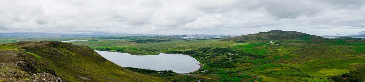 Landscapes around Reykjavik