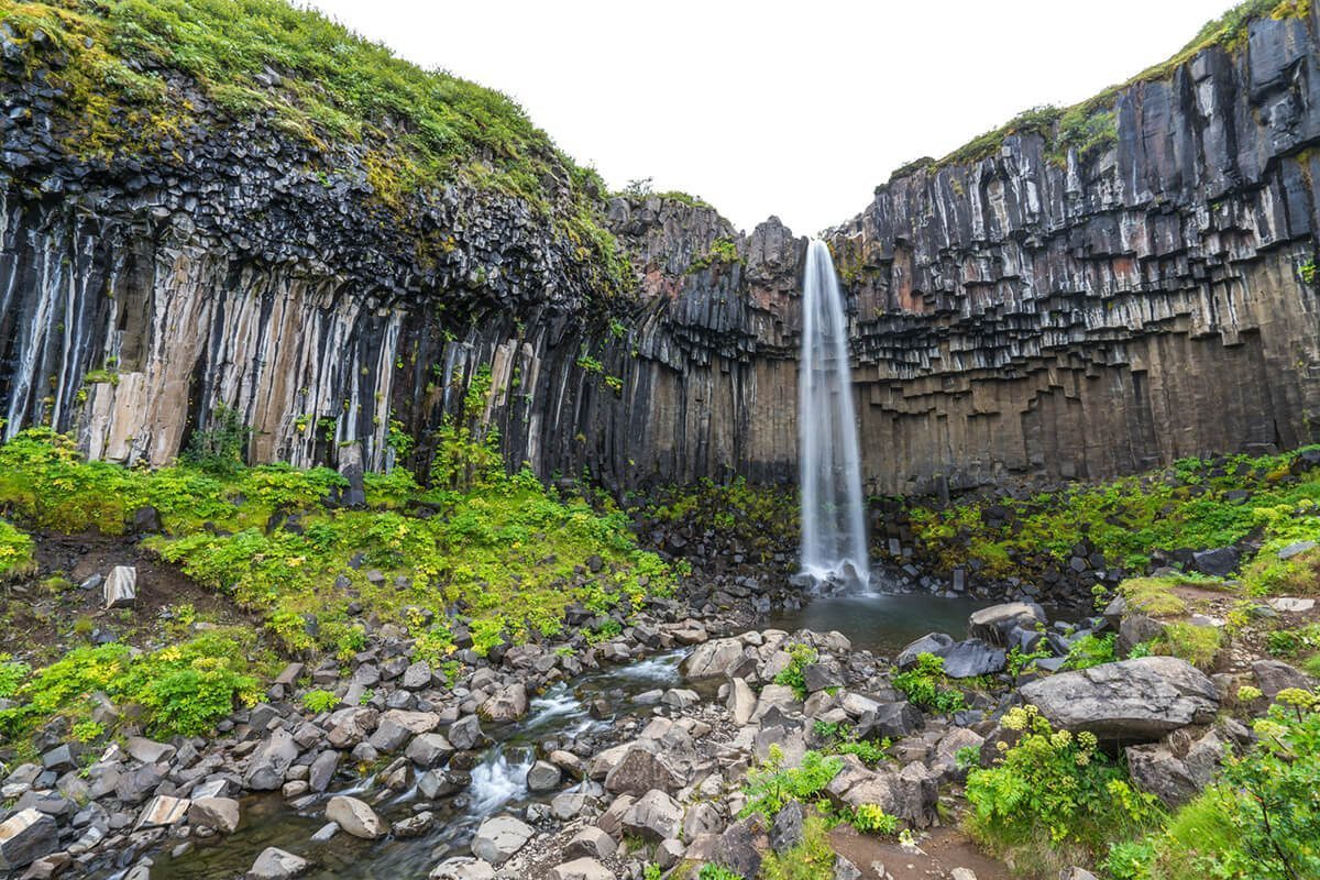 Svartifoss Waterfall