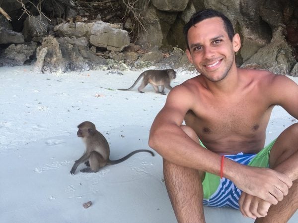 Monkey Beach, Phi Phi, Thailand