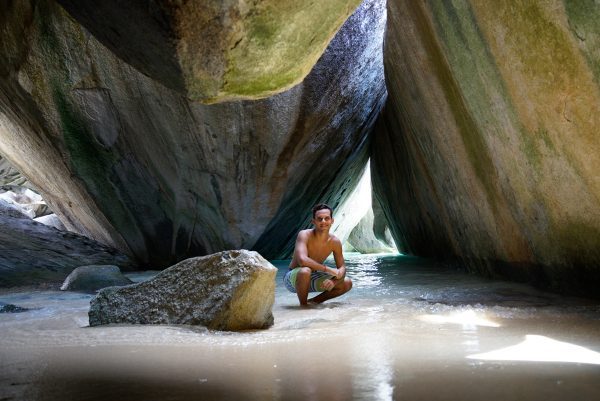 At The Grotto at The Baths, Virgin Gorda