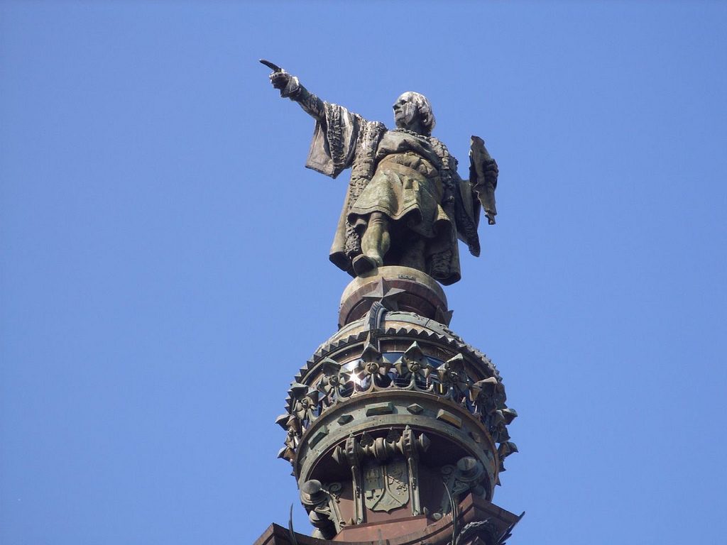 Calombus statue, Barcelona