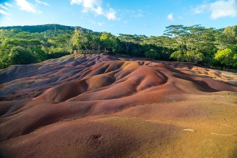 Chamarel Colored Earth in Mauritius