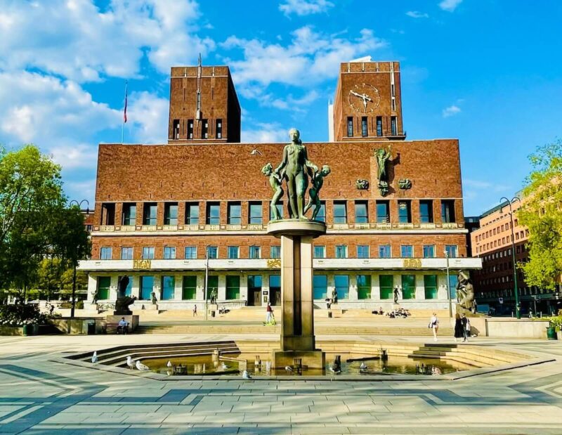 Oslo City Hall in Oslo, Norway