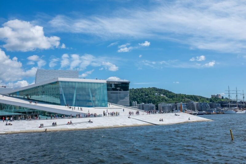 Oslo Opera House in Oslo, Norway