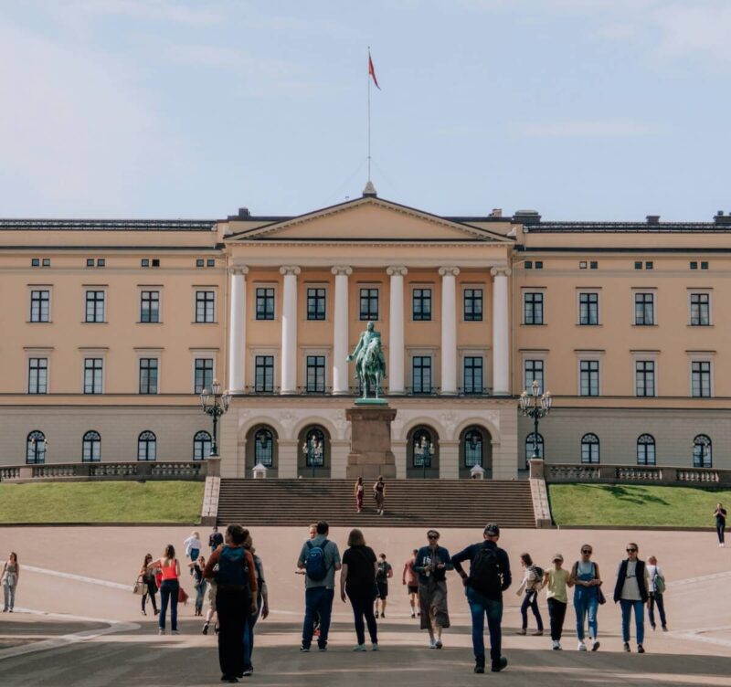 Oslo Royal Palace in Norway