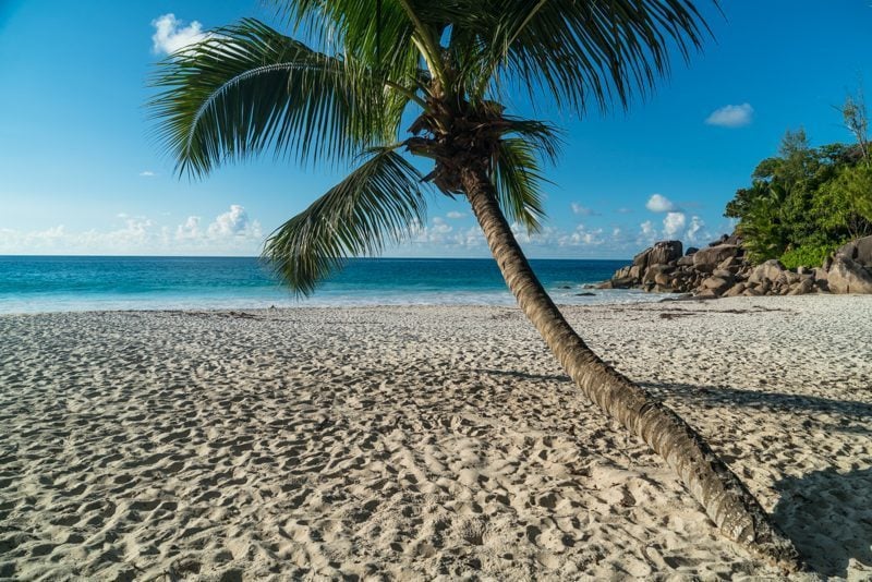 How To Travel The Best Of Seychelles On A Budget 9 Anse Georgette beach in Praslin, Seychelles