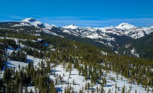 Aerial View of Lassen Volcanic National Park, Redding, California