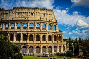 Rome's Colosseum in Italy