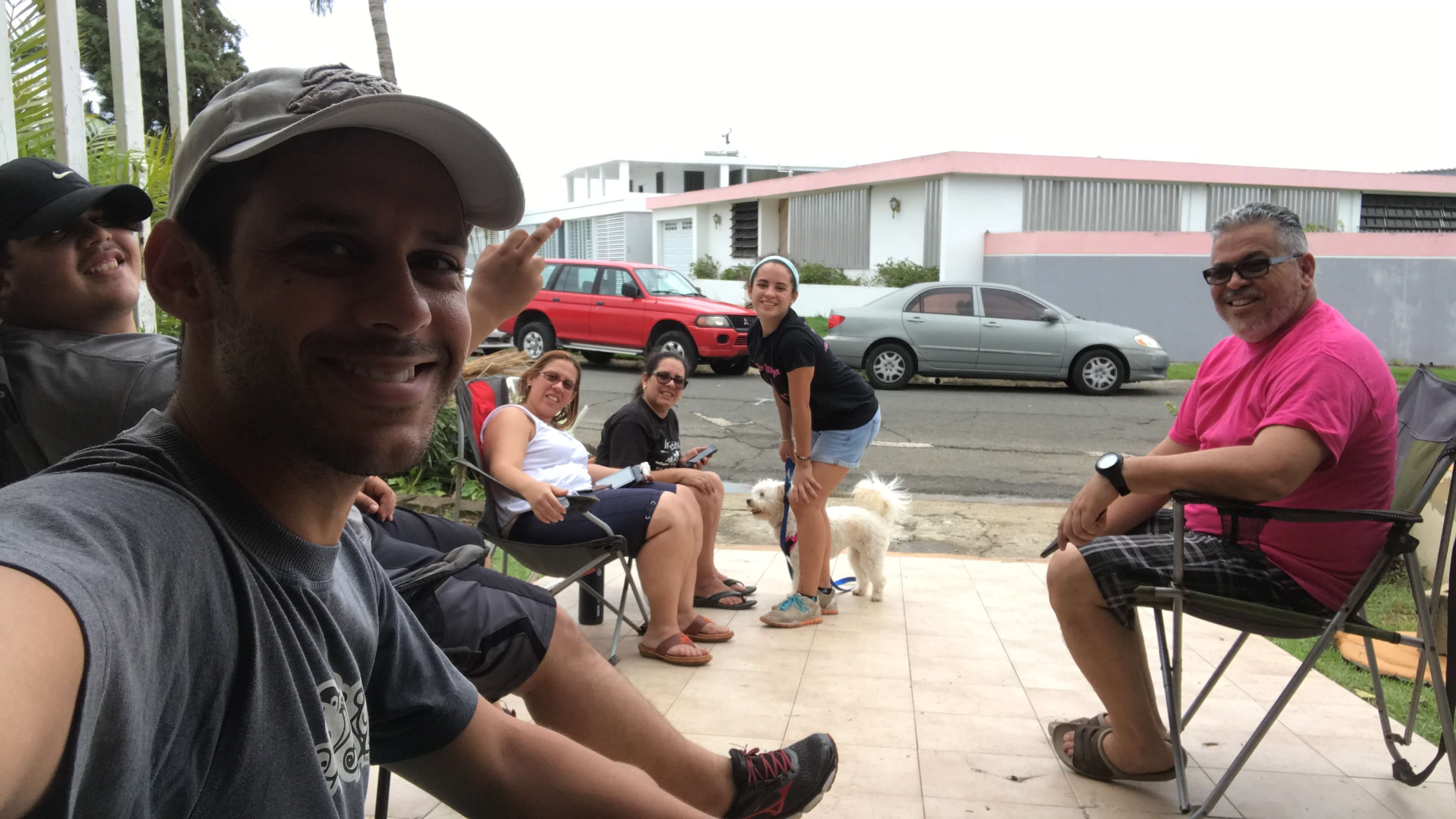 Barbecue as my sister's home