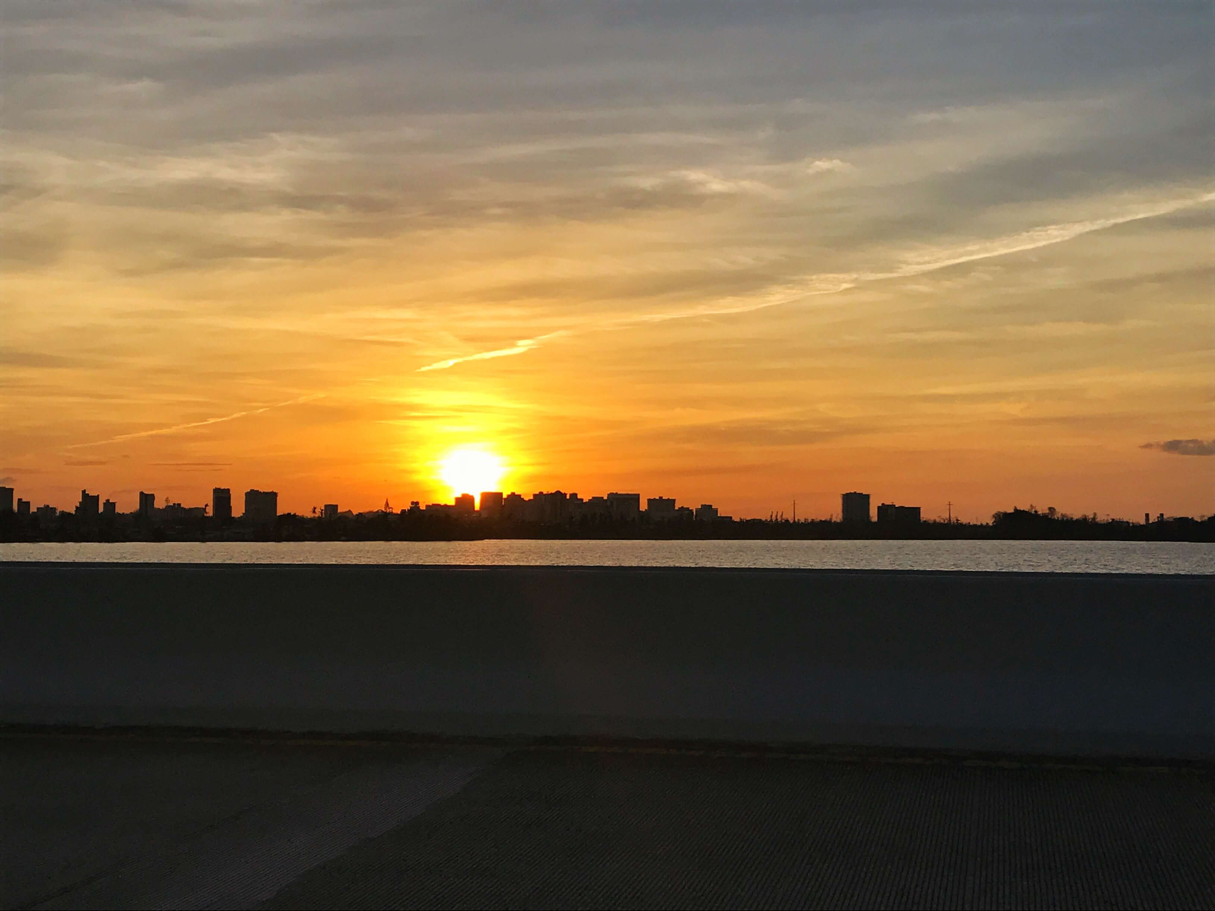 The view from Teodoro Moscoso Bridge