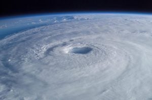 Hurricane as seen from Space