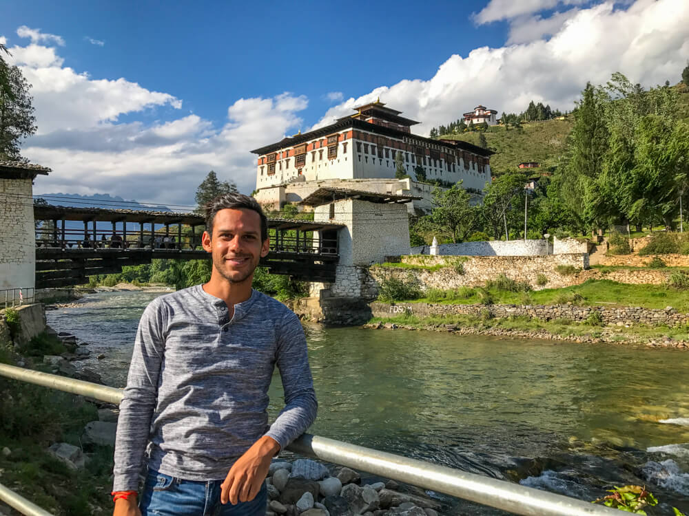 Norbert at Paro Dzong