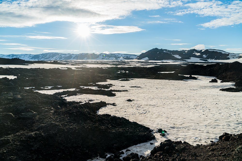 Moon landscape in Askja, Iceland