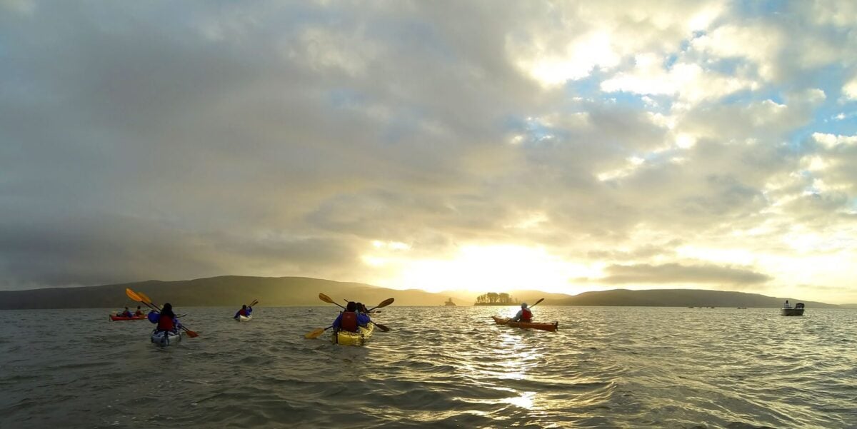 Bio bay Kayaking during the sunset