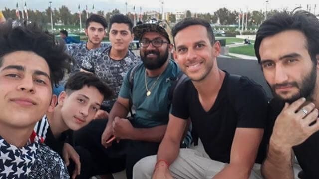 Selfie taken at Azadi Tower