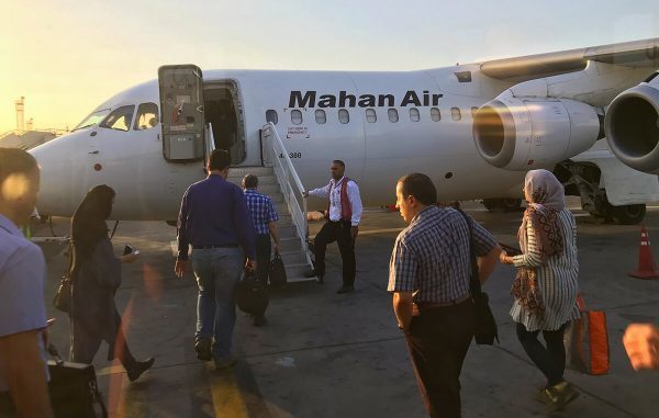 Flying Mahan Air, Iran