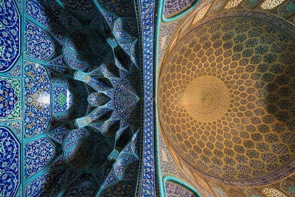 The Sun and Moon at the Sheikh Lotfollah Mosque, Esfahan, Iran