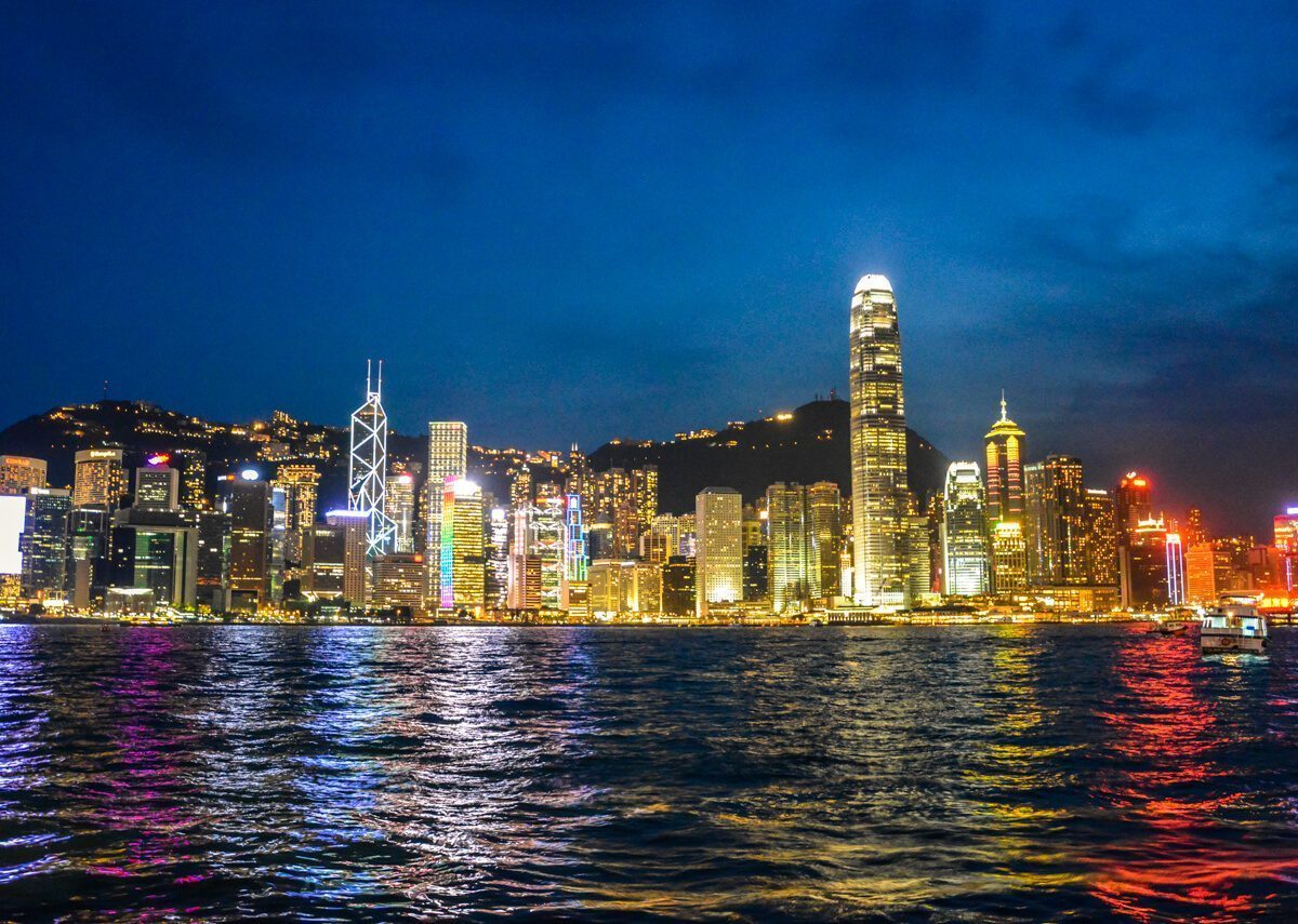 Hong Kong at night