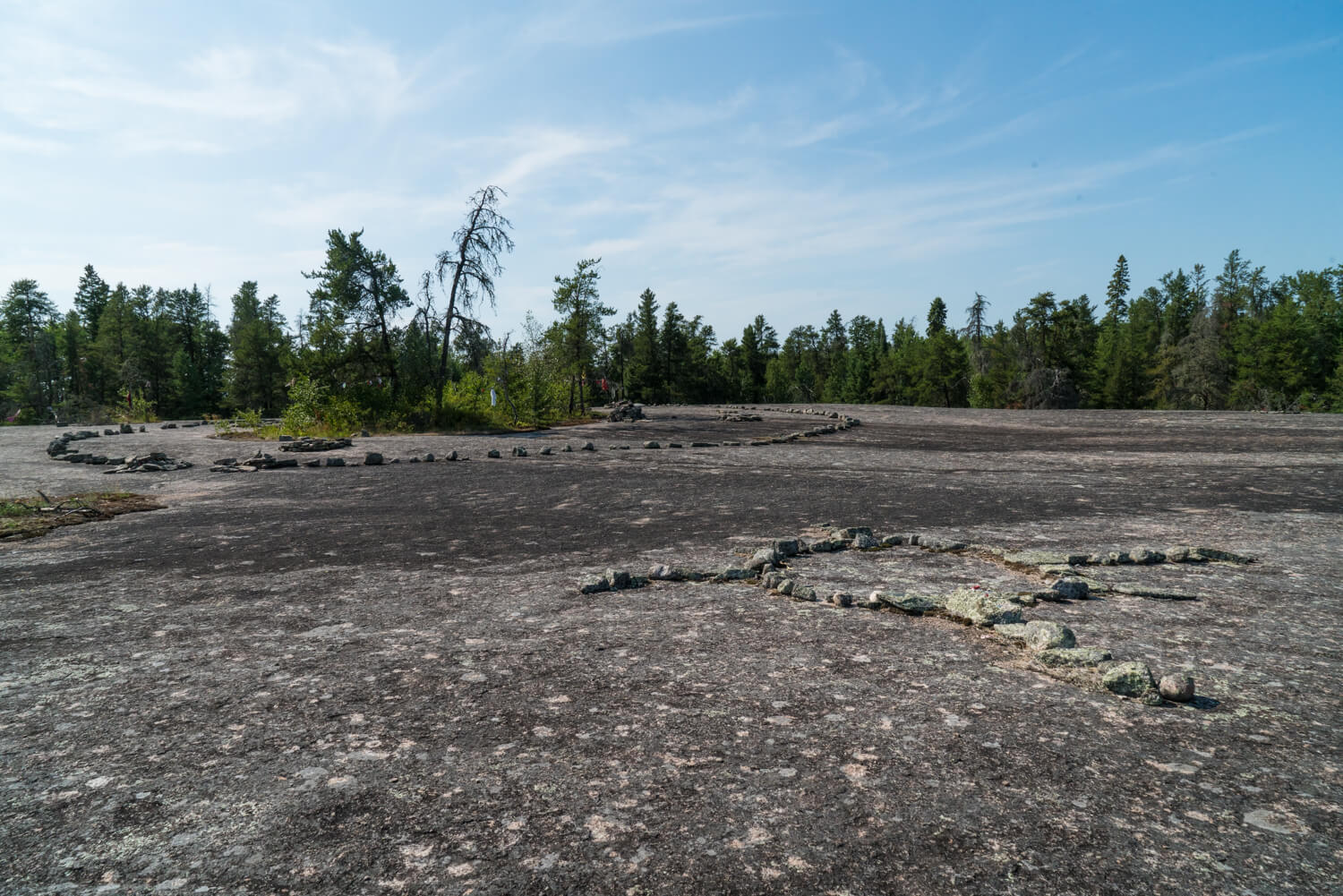 Petroforms at the Whiteshell Provincial Park, Manitoba, Canada
