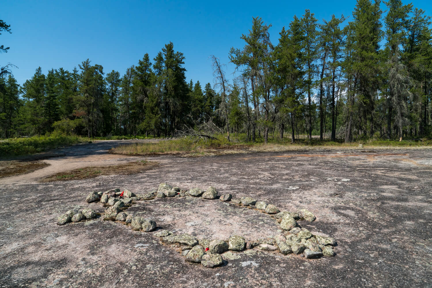 Petroform turtle at the Whiteshell Provincial Park, Manitoba, Canada