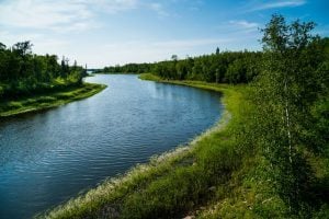 The Whiteshell River at the Whiteshell Provincial Park, Manitoba, Canada