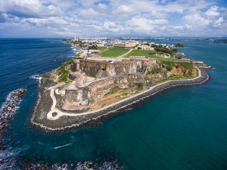 El Morro Aerial, San Juan, Puerto Rico