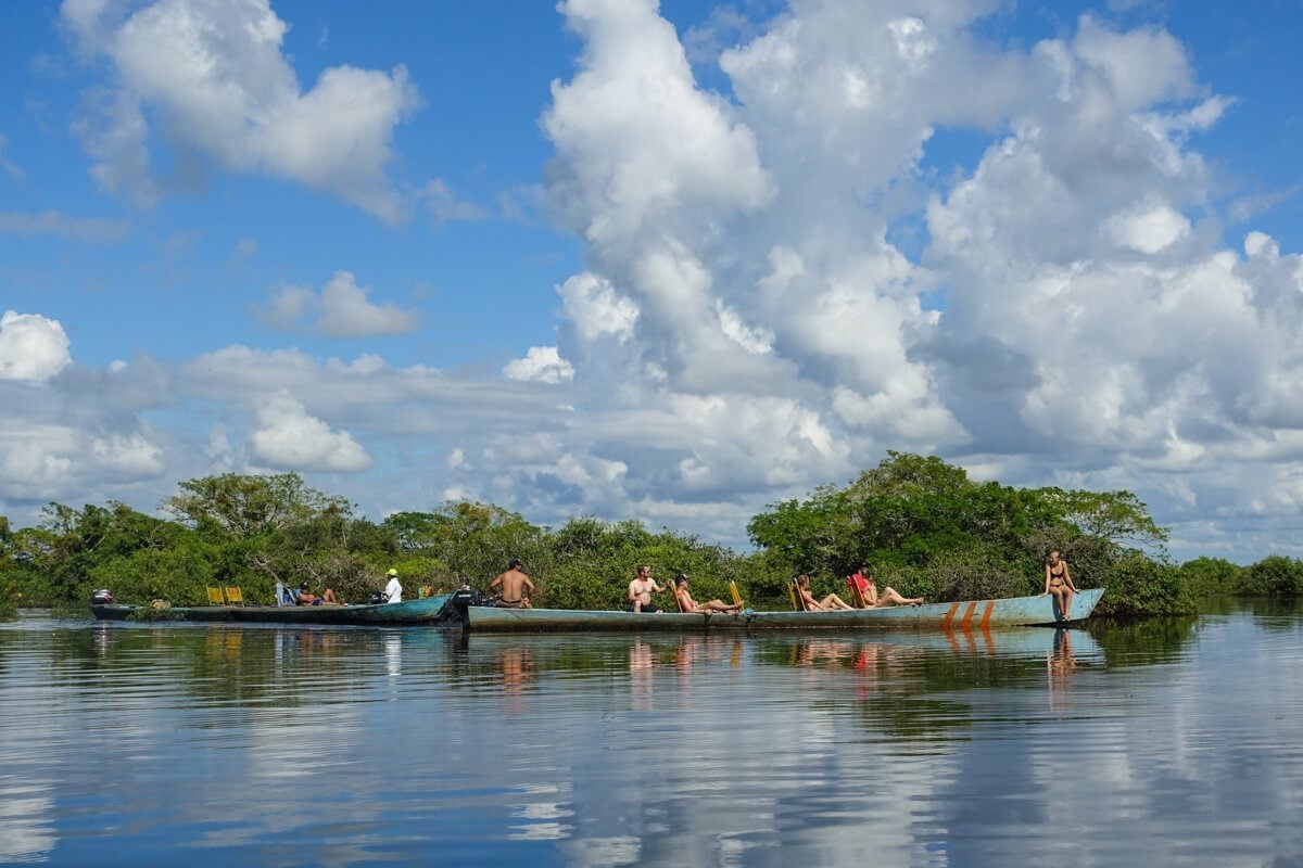 Amazon pampas boats
