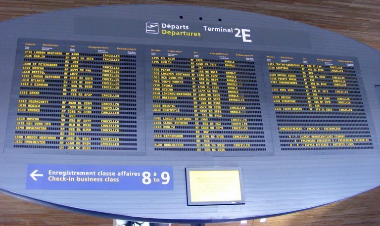 Flight Board Cancellation