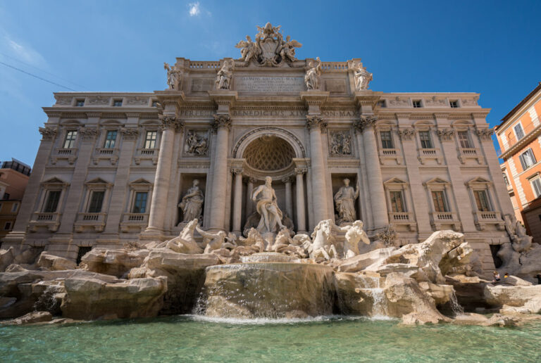 Fontana di Trevi in Rome, Italy